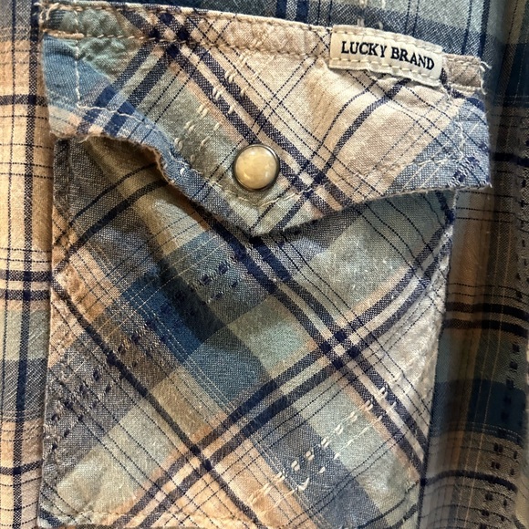 Lucky Brand Gorgeous Men’s button down shirt - Picture 13 of 13